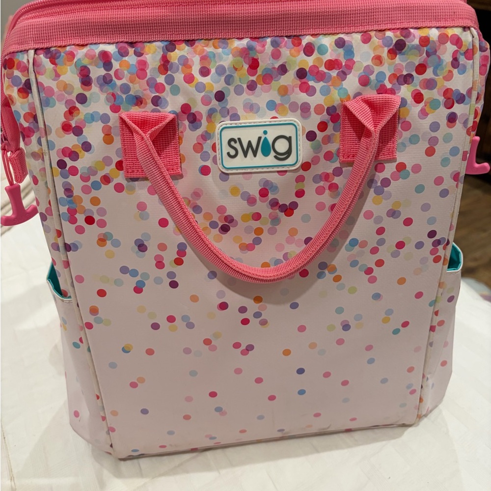 Swig Life Confetti backpack cooler